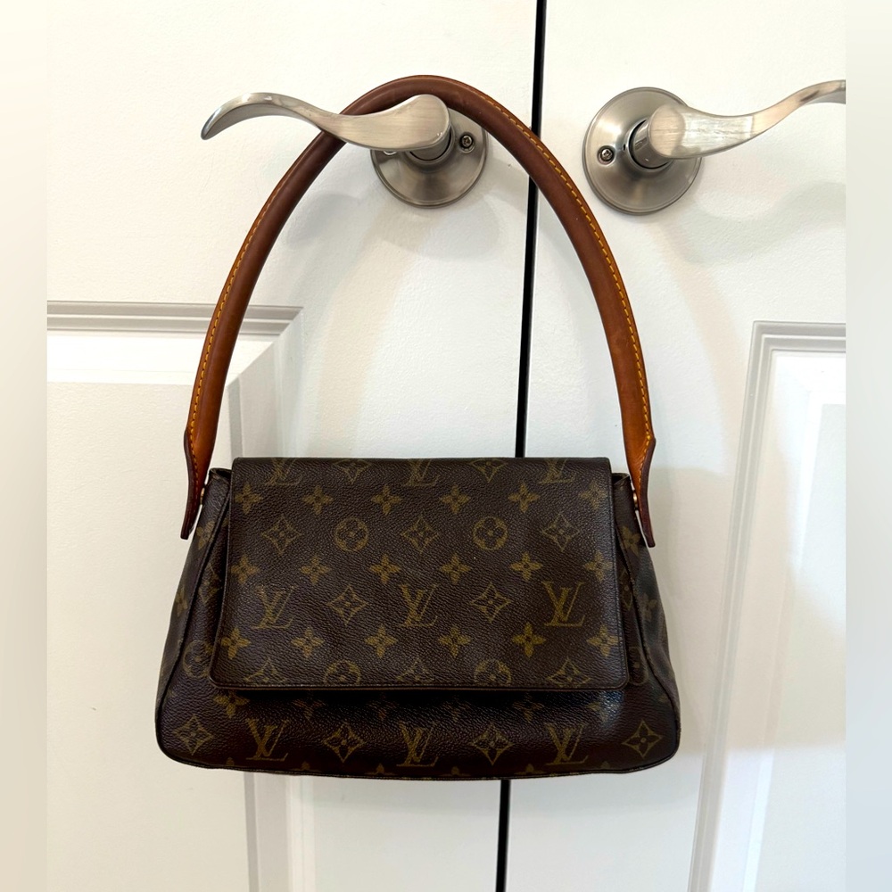 LOUIS VUITTON Monogram Canvas Mini Looping Bag